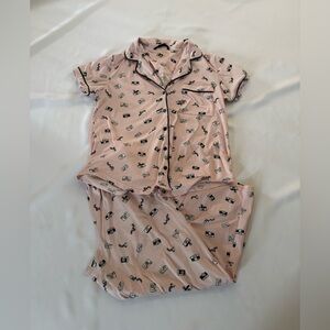 Kate Spade pink camera pyajamas - Size XS